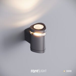 Gala Mono Perete Tranșee Plexi-Sticla De Aluminiu-Un Fel De Perete În Aer Liber Lumina