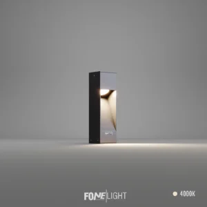 Luzerra Aluminum LED Bollard Post Light for Garden Pathways & Outdoor Landscapes
